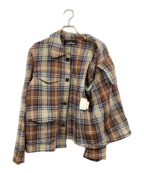 tricot COMME des GARCONS（トリココムデギャルソン）tricot COMME des GARCONS (トリココムデギャルソン) ウールジャケット ブラウン サイズ:Mの古着・服飾アイテム
