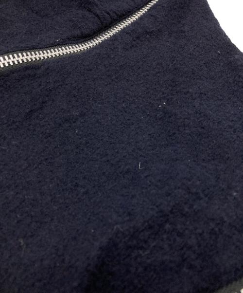 tricot COMME des GARCONS（トリココムデギャルソン）tricot COMME des GARCONS (トリココムデギャルソン) ジップウールスカート ネイビー サイズ:Mの古着・服飾アイテム