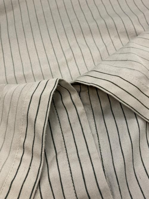 stussy（ステューシー）stussy (ステューシー) ストライプワークシャツ グレー サイズ:XLの古着・服飾アイテム