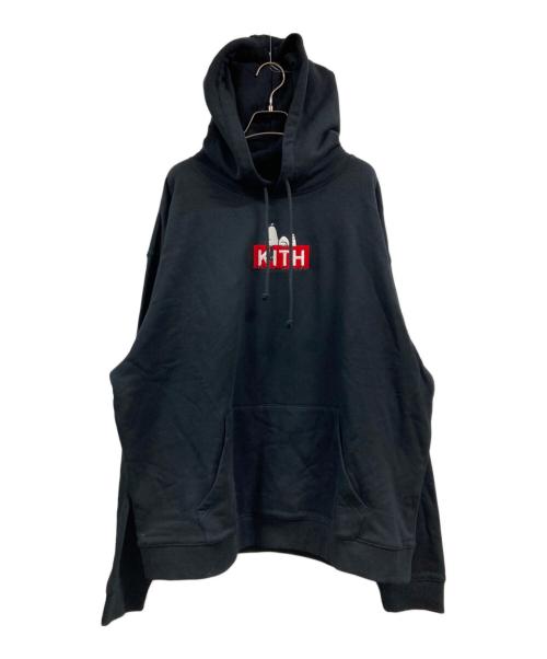 KITH（キス）KITH (キス) PEANUTS (ピーナッツ) Doghouse Hoodie ブラック サイズ:XXLの古着・服飾アイテム