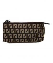 FENDI（フェンディ）の古着「コスメポーチ」｜ブラウン