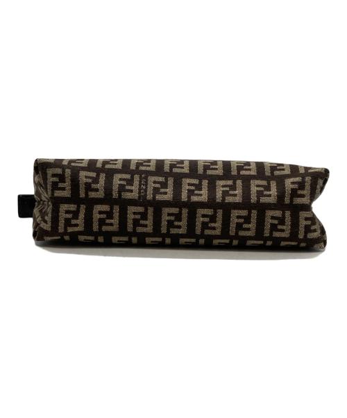 FENDI（フェンディ）FENDI (フェンディ) コスメポーチ ブラウンの古着・服飾アイテム