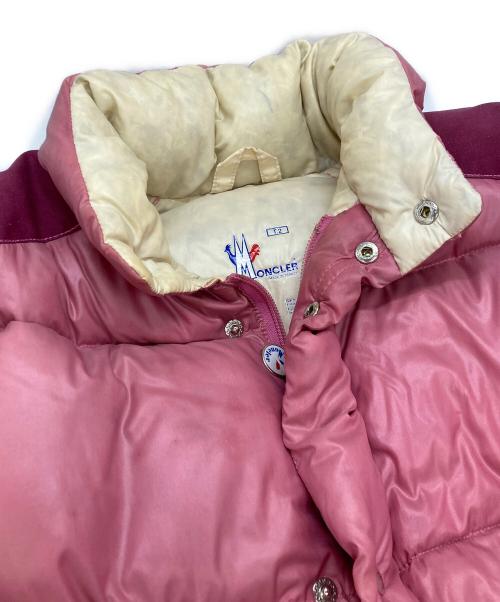 MONCLER（モンクレール）MONCLER (モンクレール) ダウンジャケット ピンク サイズ:165cmの古着・服飾アイテム