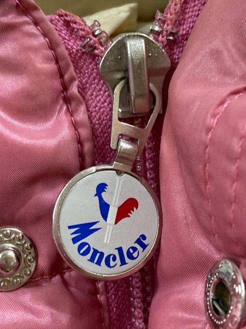 MONCLER（モンクレール）MONCLER (モンクレール) ダウンジャケット ピンク サイズ:165cmの古着・服飾アイテム