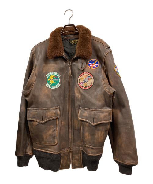 AVIREX（アヴィレックス）AVIREX (アヴィレックス) G-1フライトジャケット ブラウン サイズ:40の古着・服飾アイテム