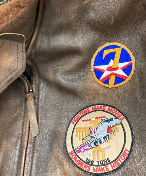 AVIREX（アヴィレックス）AVIREX (アヴィレックス) G-1フライトジャケット ブラウン サイズ:40の古着・服飾アイテム