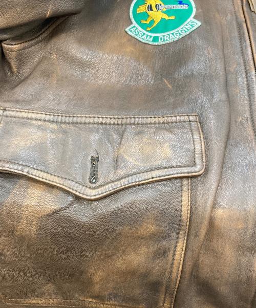 AVIREX（アヴィレックス）AVIREX (アヴィレックス) G-1フライトジャケット ブラウン サイズ:40の古着・服飾アイテム