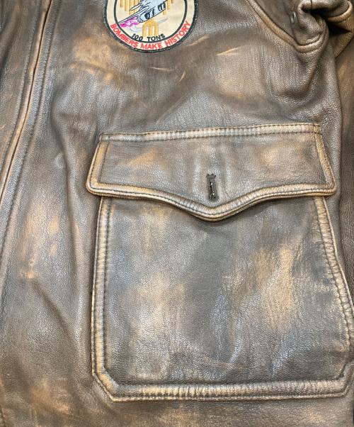 AVIREX（アヴィレックス）AVIREX (アヴィレックス) G-1フライトジャケット ブラウン サイズ:40の古着・服飾アイテム