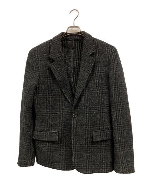 Maison Margiela（メゾンマルジェラ）Maison Margiela (メゾンマルジェラ) ウールツイードテーラードジャケット ブラウン サイズ:46の古着・服飾アイテム