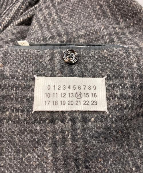 Maison Margiela（メゾンマルジェラ）Maison Margiela (メゾンマルジェラ) ウールツイードテーラードジャケット ブラウン サイズ:46の古着・服飾アイテム