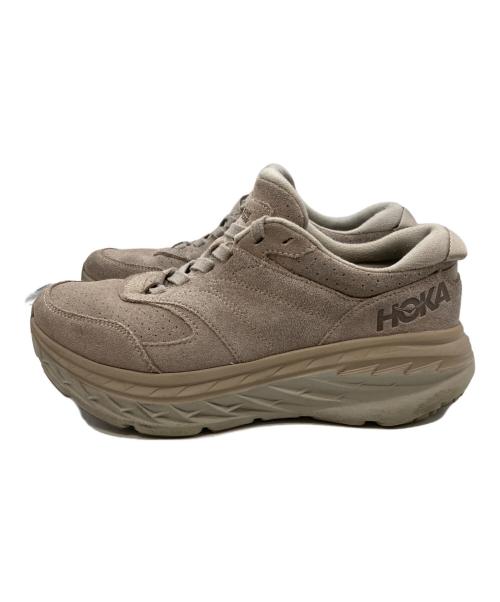 HOKA（ホカ）HOKA (ホカ) M BONDI L SUEDE ベージュ サイズ:26㎝の古着・服飾アイテム
