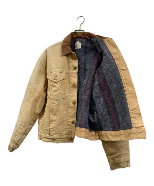 CarHartt（カーハート）CarHartt (カーハート) ブランケットライナートラッカージャケット ベージュ サイズ:40の古着・服飾アイテム