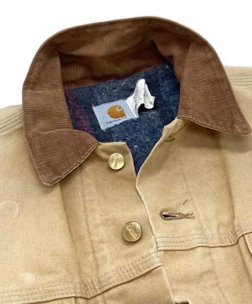 CarHartt（カーハート）CarHartt (カーハート) ブランケットライナートラッカージャケット ベージュ サイズ:40の古着・服飾アイテム
