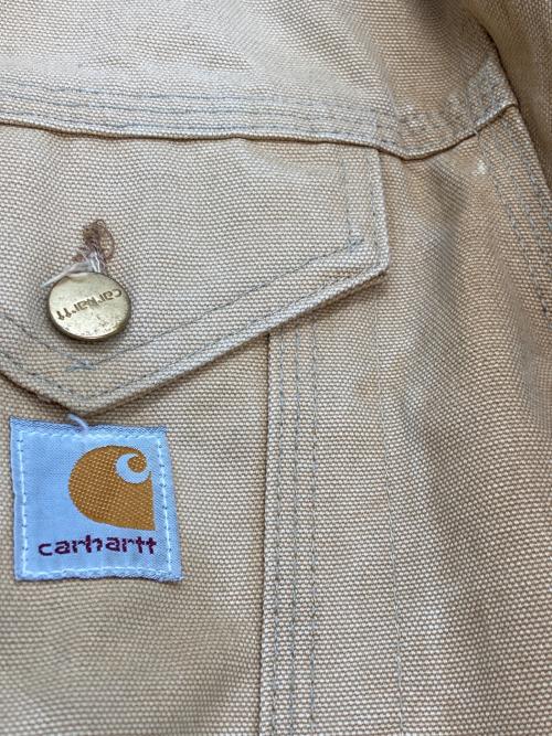 CarHartt（カーハート）CarHartt (カーハート) ブランケットライナートラッカージャケット ベージュ サイズ:40の古着・服飾アイテム