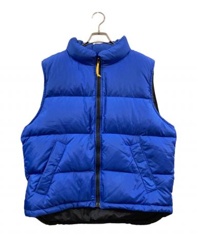 中古・古着通販】Eddie Bauer (エディーバウアー) ダウンベスト ブルー