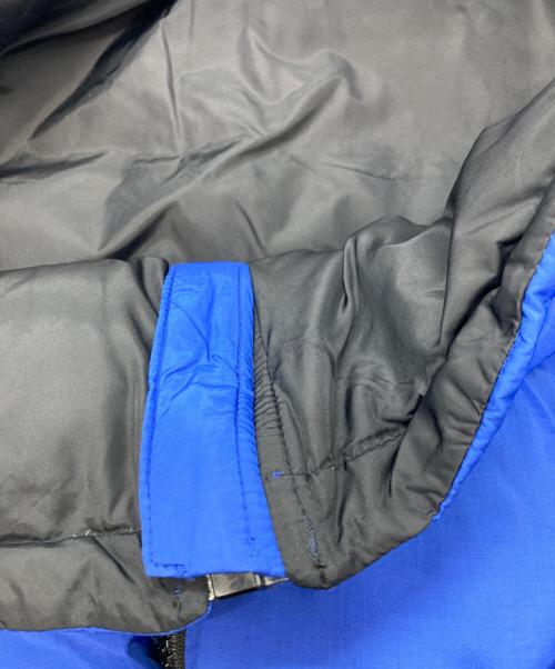 Eddie Bauer（エディーバウアー）Eddie Bauer (エディーバウアー) ダウンベスト ブルー サイズ:Ⅿの古着・服飾アイテム