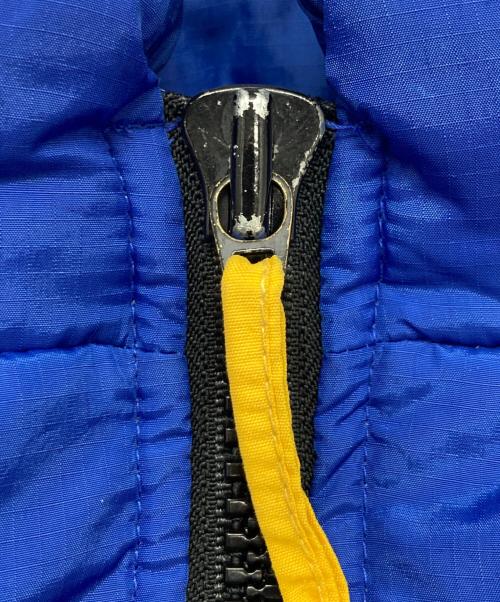 Eddie Bauer（エディーバウアー）Eddie Bauer (エディーバウアー) ダウンベスト ブルー サイズ:Ⅿの古着・服飾アイテム