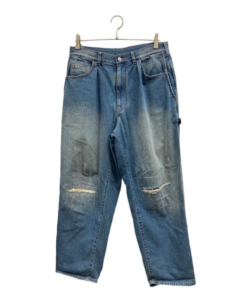BROCHURE（ブローシュアー）BROCHURE (ブローシュアー) 25SS REPAIR DENIM インディゴ サイズ:Sの古着・服飾アイテム