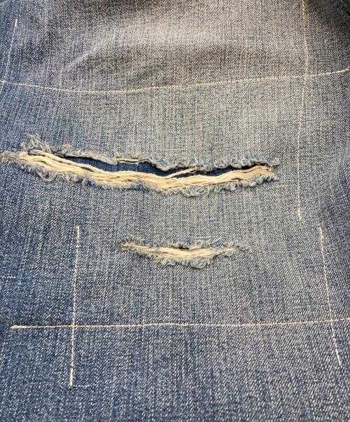 BROCHURE（ブローシュアー）BROCHURE (ブローシュアー) 25SS REPAIR DENIM インディゴ サイズ:Sの古着・服飾アイテム