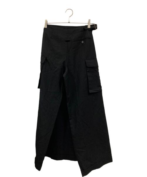 Jean Paul GAULTIER CLASSIQUE（ジャンポールゴルチエクラシック）Jean Paul GAULTIER CLASSIQUE (ジャンポールゴルチエクラシック) ラップパンツスカート ブラック サイズ:40の古着・服飾アイテム