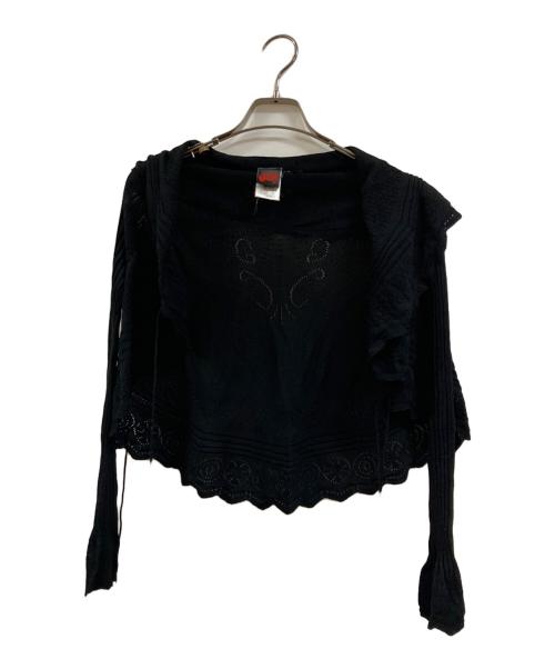 Jean Paul GAULTIER（ジャンポールゴルチェ）Jean Paul GAULTIER (ジャンポールゴルチェ) ボレロカーディガン ブラック サイズ:40の古着・服飾アイテム