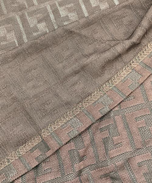 FENDI（フェンディ）FENDI (フェンディ) ズッカ柄半袖カットソー ブラウン サイズ:-の古着・服飾アイテム