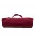 中古・古着 LONGCHAMP (ロンシャン) クロコ型押しトートバッグ ピンク：9000円