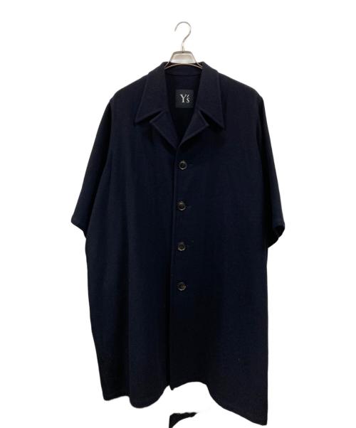 Y's（ワイズ）Y's (ワイズ) ウールロングコート ネイビー サイズ:表記無しの古着・服飾アイテム