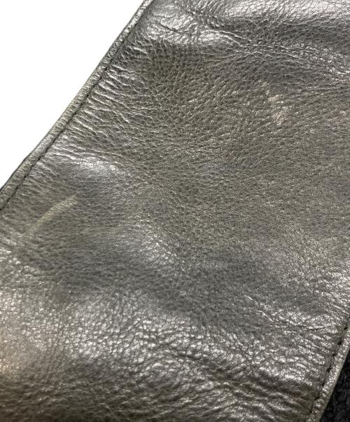 yohji yamamoto+noir（ヨウジヤマモトプリュスノアール）yohji yamamoto+noir (ヨウジヤマモトプリュスノアール) ウールショルダーバッグ ブラックの古着・服飾アイテム