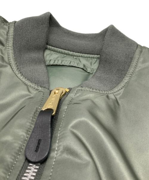 ALPHA（アルファ）ALPHA (アルファ) DOWN MA-1 カーキ サイズ:Ⅼの古着・服飾アイテム