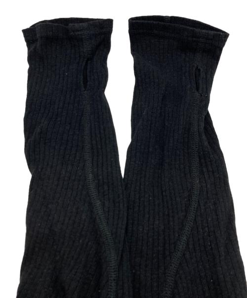 NVRFRGT（ネヴァーフォーゲット）NVRFRGT (ネヴァーフォーゲット) 別注 HENLEY PANELED SWEATER ブラック サイズ:1の古着・服飾アイテム