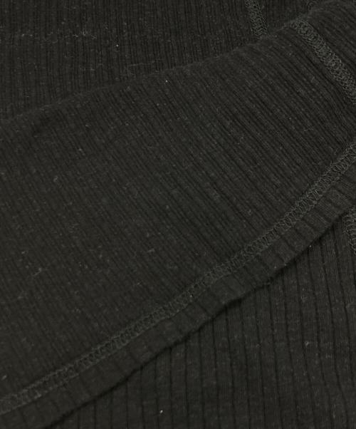 NVRFRGT（ネヴァーフォーゲット）NVRFRGT (ネヴァーフォーゲット) 別注 HENLEY PANELED SWEATER ブラック サイズ:1の古着・服飾アイテム