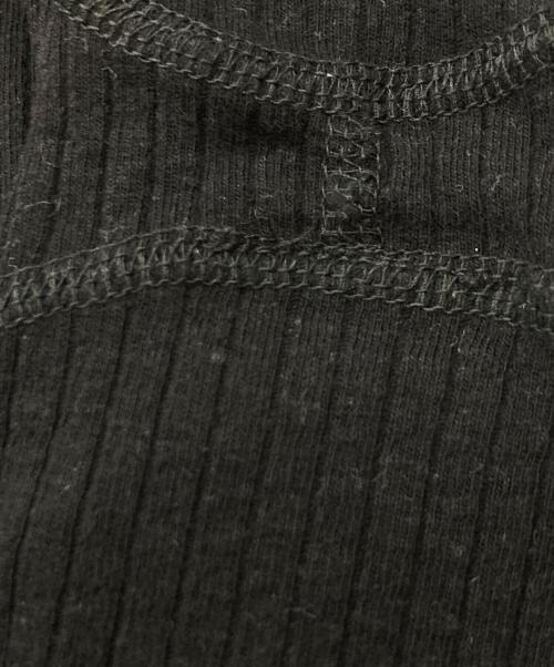 NVRFRGT（ネヴァーフォーゲット）NVRFRGT (ネヴァーフォーゲット) 別注 HENLEY PANELED SWEATER ブラック サイズ:1の古着・服飾アイテム