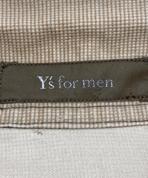 Y's for men（ワイズフォーメン）Y'S for men (ワイズフォーメン) コーデュロイジップアップジャケット ベージュ サイズ:Freeの古着・服飾アイテム