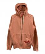Aape BY A BATHING APEエーエイプ バイ アベイシングエイプ）の古着「ジップパーカー」｜ピンク