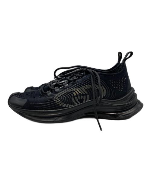 GUCCI（グッチ）GUCCI (グッチ) Gucci Run Sneaker ブラック サイズ:7の古着・服飾アイテム
