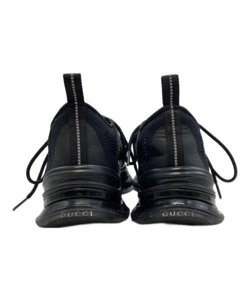 GUCCI（グッチ）GUCCI (グッチ) Gucci Run Sneaker ブラック サイズ:7の古着・服飾アイテム