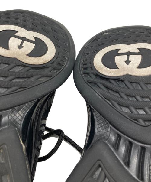 GUCCI（グッチ）GUCCI (グッチ) Gucci Run Sneaker ブラック サイズ:7の古着・服飾アイテム