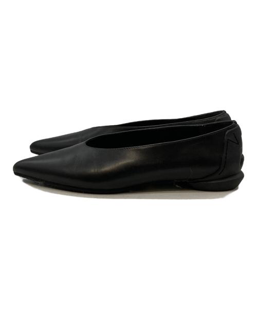 SHISEI（シセイ）SHISEI (シセイ) MM POINTED U PUMPS ブラック サイズ:35.5の古着・服飾アイテム