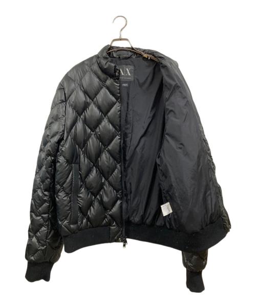 ARMANI EXCHANGE（アルマーニ エクスチェンジ）ARMANI EXCHANGE (アルマーニ エクスチェンジ) キルティングダウンジャケット ブラック サイズ:XLの古着・服飾アイテム
