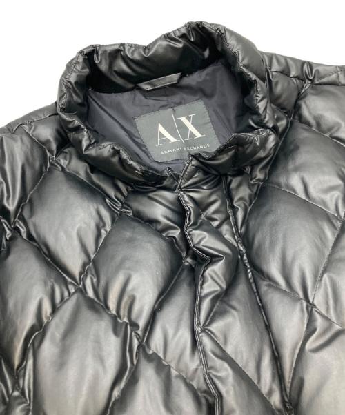 ARMANI EXCHANGE（アルマーニ エクスチェンジ）ARMANI EXCHANGE (アルマーニ エクスチェンジ) キルティングダウンジャケット ブラック サイズ:XLの古着・服飾アイテム