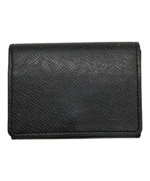 LOUIS VUITTON（ルイ ヴィトン）LOUIS VUITTON (ルイ ヴィトン) 名刺入れ ブラックの古着・服飾アイテム