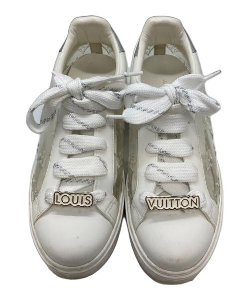 LOUIS VUITTON（ルイ ヴィトン）LOUIS VUITTON (ルイ ヴィトン) タイムアウトラインスニーカー ホワイト サイズ:37.5の古着・服飾アイテム