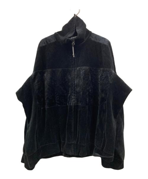 LAD MUSICIAN（ラッドミュージシャン）LAD MUSICIAN (ラッドミュージシャン) VELOUR TRACK JACKET ブラック サイズ:44の古着・服飾アイテム