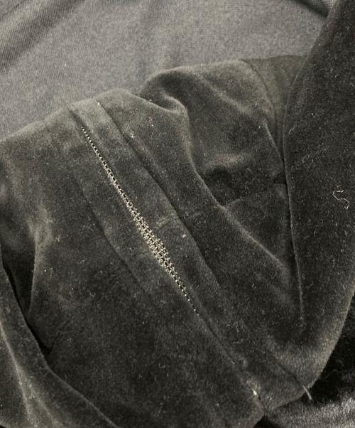 LAD MUSICIAN（ラッドミュージシャン）LAD MUSICIAN (ラッドミュージシャン) VELOUR TRACK JACKET ブラック サイズ:44の古着・服飾アイテム