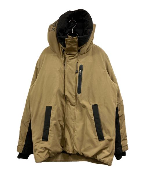 AVIREX（アヴィレックス）AVIREX (アヴィレックス) MILITARY FUNCTION DOWN JACKET ベージュ サイズ:Lの古着・服飾アイテム