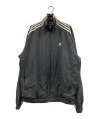adidasアディダス）の古着「ADILENIUM オーバーサイズ トラックトップ」｜ブラック