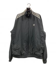 adidas（アディダス）の古着「ADILENIUM オーバーサイズ トラックトップ」｜ブラック
