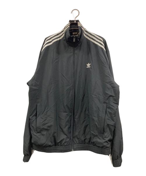 adidas（アディダス）adidas (アディダス) ADILENIUM オーバーサイズ トラックトップ ブラック サイズ:XLの古着・服飾アイテム