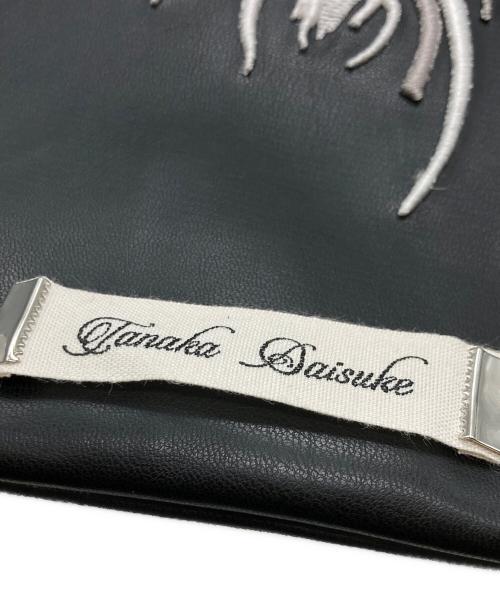 Tanaka Daisuke（タナカ ダイスケ）TANAKA DAISUKE (タナカ ダイスケ) アッキガイレザーバッグ ブラックの古着・服飾アイテム